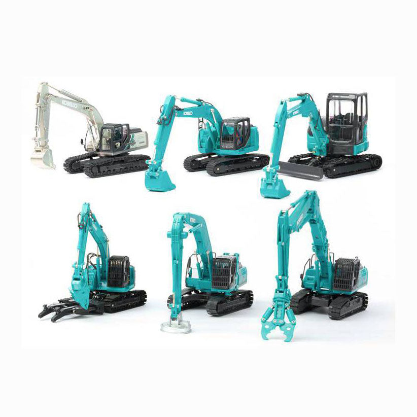 Conrad 1/50 Kobelco SK500LC crawler excavator matt black