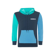 Charger l'image dans la galerie, Kids Tricolor Hoodie Blue