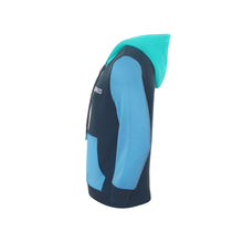 Charger l'image dans la galerie, Kids Tricolor Hoodie Blue