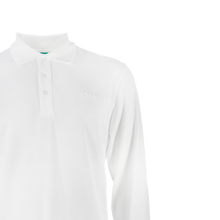 Load image into Gallery viewer, White Basic Polo Long Sleeve