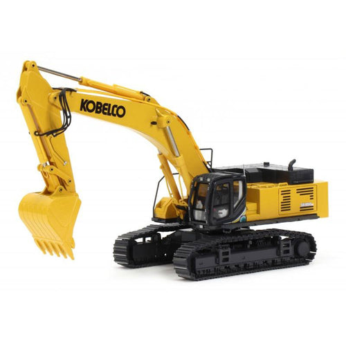 The Kobelco SK850LC-10E Scale Model in USA-specification and yellow paint scheme.