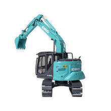 Load image into Gallery viewer, Rear view of Kobelco SK140SRLC Scale Model.
