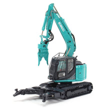 Load image into Gallery viewer, Front view of the Kobelco SK140SRD-5 Multi Dismantling Scale Model.  
