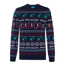 Carica l'immagine nel visualizzatore Galleria, Christmas Navy Sweater
