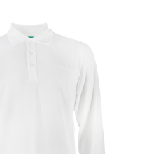 Load image into Gallery viewer, White Basic Polo Long Sleeve
