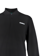 Load image into Gallery viewer, Black Basic Polo Long Sleeve
