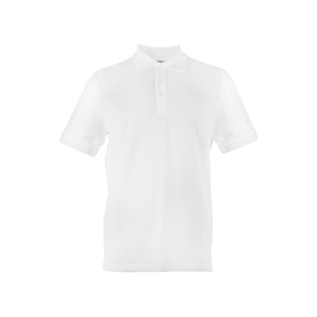 White Basic Polo Short Sleeve