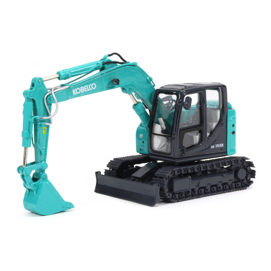 The next generation Kobelco SK75SR-7 midi Scale Model, manufactured by Motorart. 