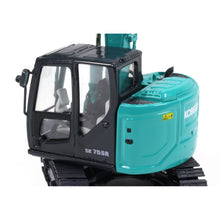 Load image into Gallery viewer, Cabin view of Kobelco SK75SR-7 midi Scale Model. 
