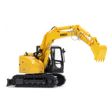 Load image into Gallery viewer, Side view of new generation Kobelco SK75SR-7 midi Scale Model in USA-specification. 
