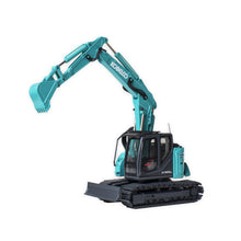 Load image into Gallery viewer, Front view of Kobelco SK140SRLC-7 Scale Model with two-piece boom. 
