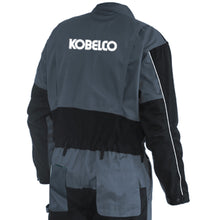 Charger l&#39;image dans la galerie, Back view of Kobelco Workwear Overall with Kobelco logo on back. 
